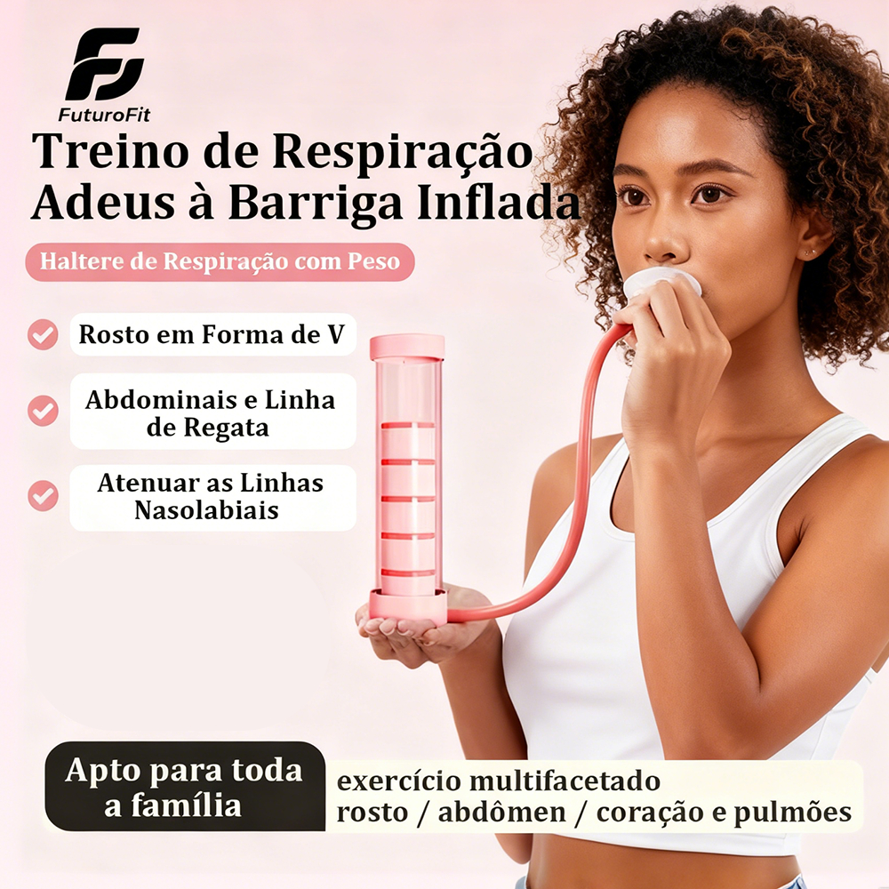 Futuro fit Treinador de Respiração com Peso Ajustável Exercício Facial, Abdominal e Fitness Portáti em Oferta na Shopee