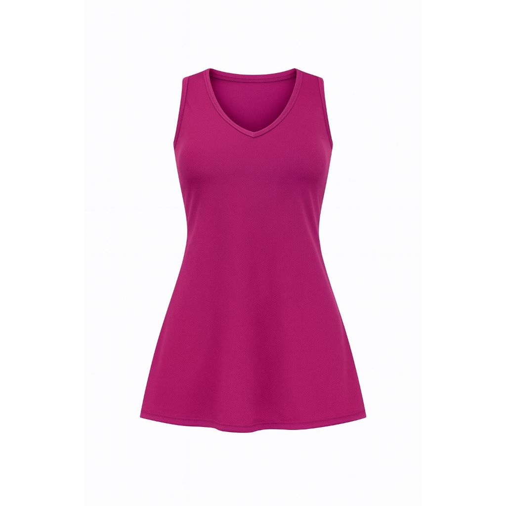 Vestido academia beach tennis padel dry fit poliamida p ao g3 — imagem 2 de 2