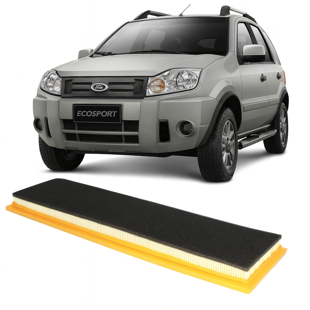 Filtro Ar do Motor Ecosport 1.6 8v Zetec Rocam; Fiesta 1.0 1.6 8v; Ka 1.0  8v 4cil. - FAP-9003 em Oferta na Shopee