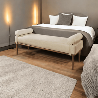 Recamier Puff Berlim Luxo Madeira Maciça Castellar Móbile em Oferta na Shopee