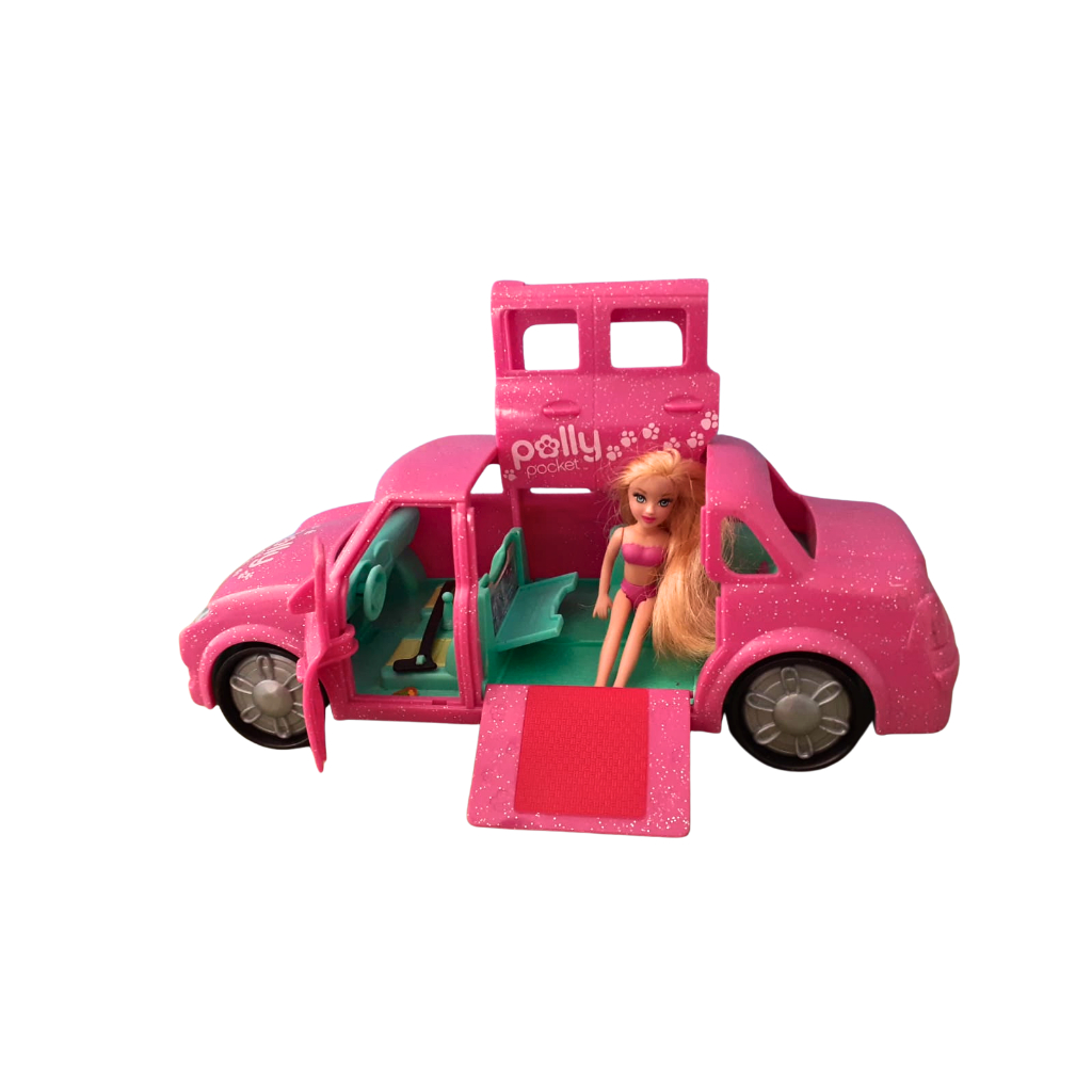 Polly Pocket Limusine Da Polly Mattel 2008 - Ótima + Boneca (Usado)