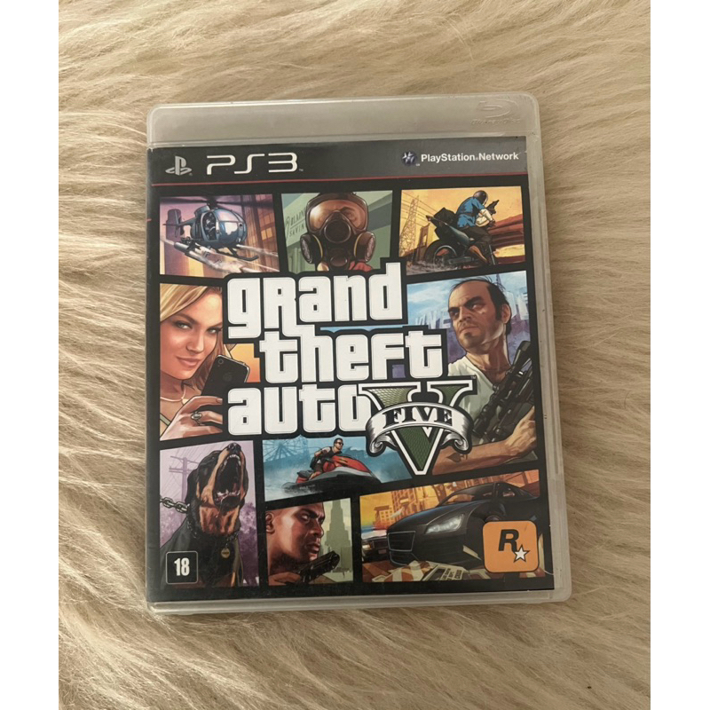 GTA 5 Grand Theft Auto Five V Midia Fisica PS3