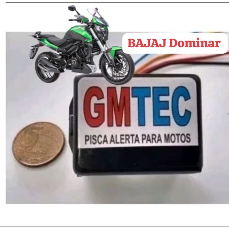 Pisca alerta Gmtec BAJAJ Dominar 400 200 250 e 160 fácil instalação Recuse imitações