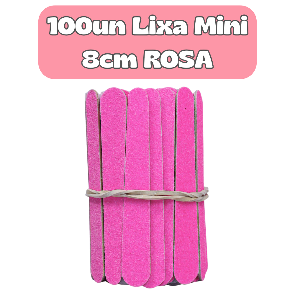 Kit com 100 Lixas de Unha Descartáveis para Manicure Pedicure e Salões de Beleza Profissional em Oferta na Shopee