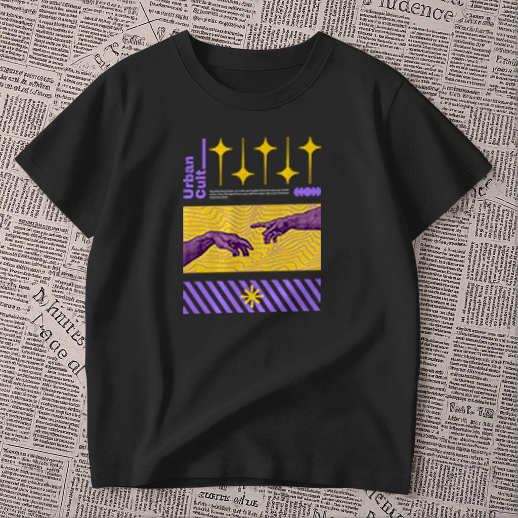 Camiseta estampada - Urban cuit | aesthetic mão | blusa unissex premium 100% algodão oversized