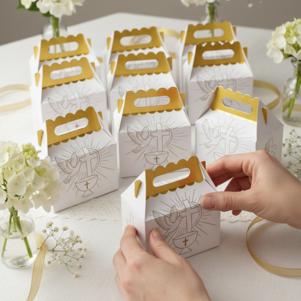 20 Kit Lembrança de Batizado Caixa Maletinha Menina Menino em Oferta na Shopee