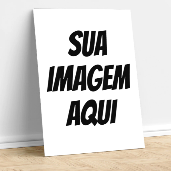 Placa Decorativa Personalizada Grande Com Sua Imagem Quadro Decoração & Parede