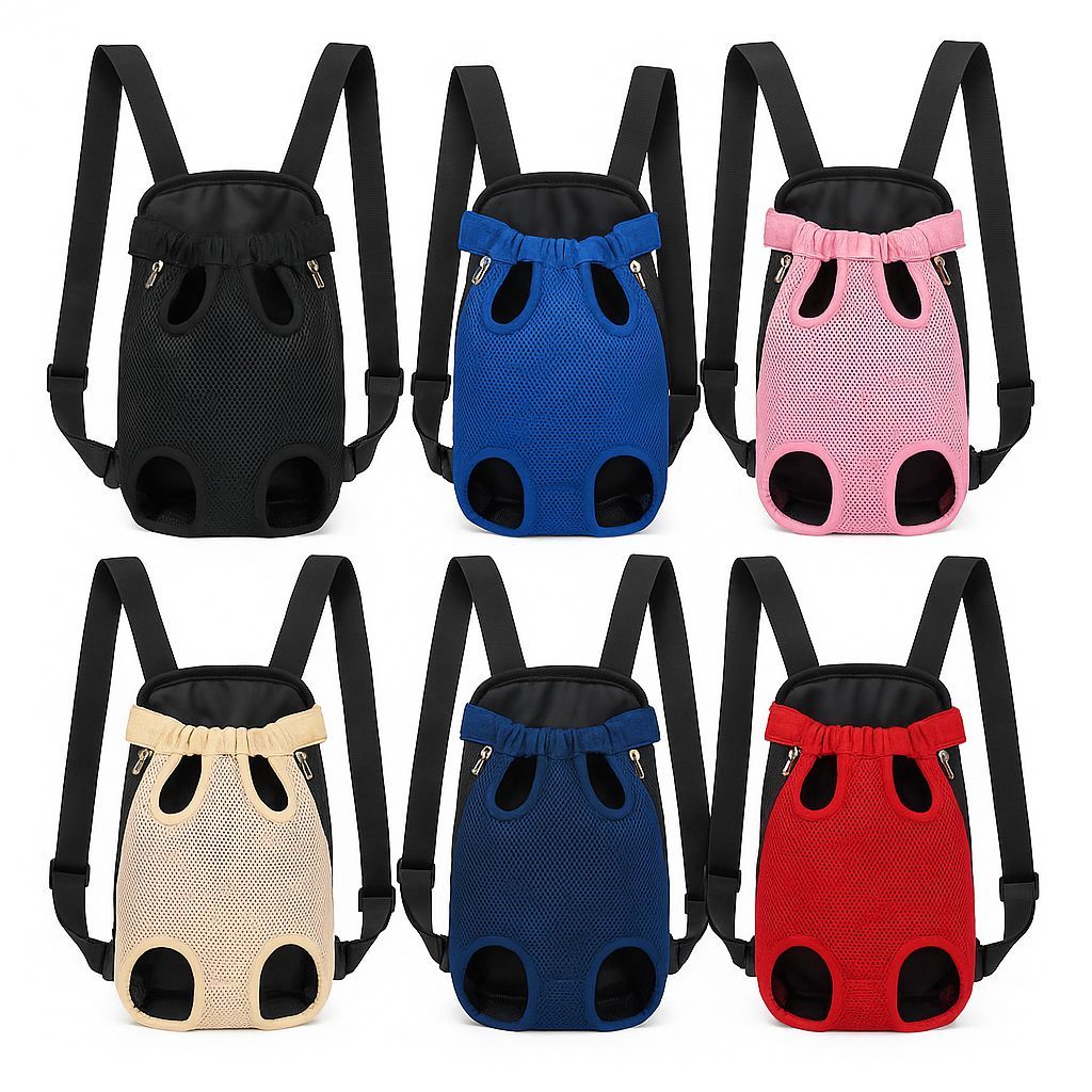 Bolsa Mochila Transporte Canguru para Pets – Conforto, Segurança e Estilo em Movimento