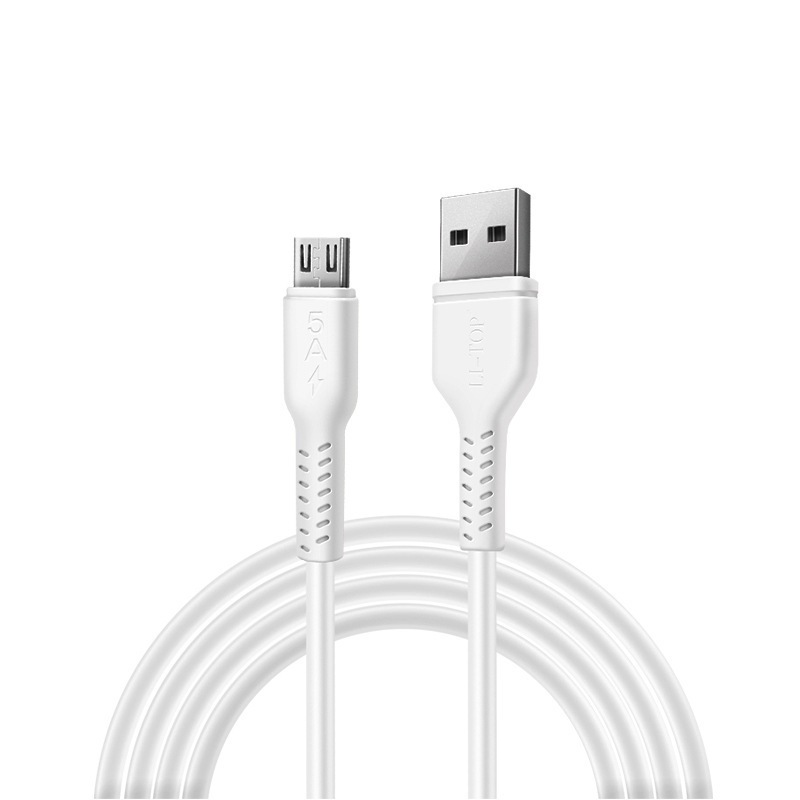 Cabo V8 Micro USB 1 Metros Entrada Carga Rápida Cores Variadas Resistente E Durável