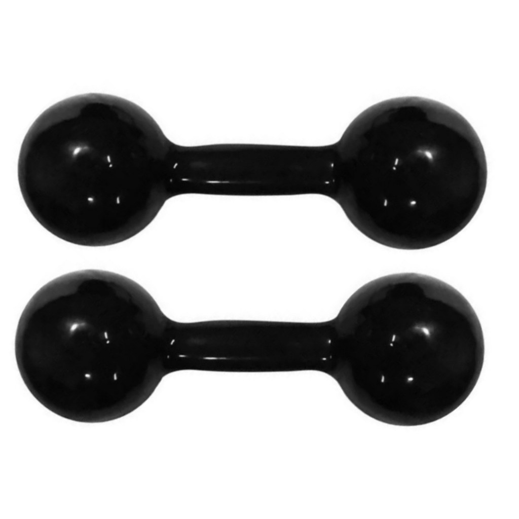 Halteres 2kg emborrachado o par 4kg promoção Original malhar em casa