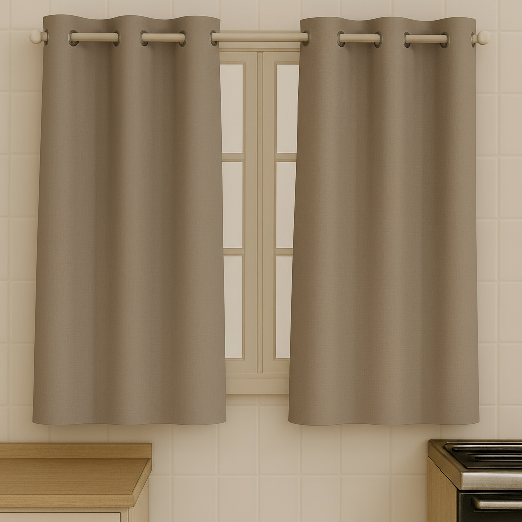 Cortina Oxford Lisa 2,00x1,50 para Cozinha, Quarto, Escritório e Copa em Oferta na Shopee