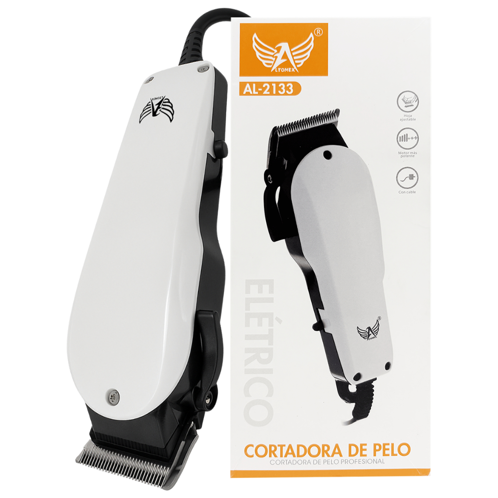 Máquina Cortador Cabelo Barbeador Com Fio Profissional Salão Maquininha 110V Altomex em Oferta na Shopee