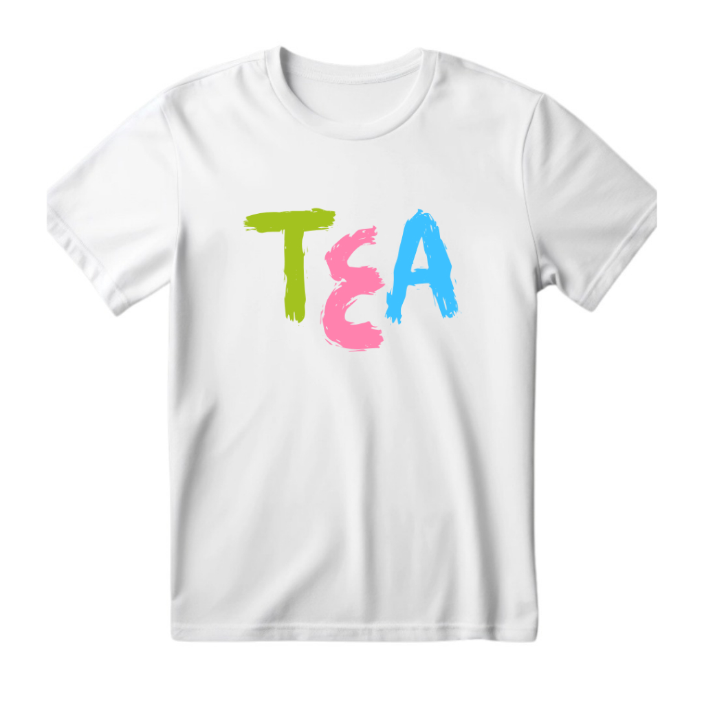 Camisa Unissex Colorida TEA Autismo Inclusão Colorida Camiseta Estampada 100% Algodão - Envio Rapido