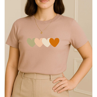 Camiseta T-Shirt Feminina  Estilo, Conforto e Versatilidade para o Dia a Dia