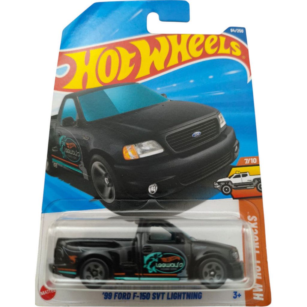 Hot Wheels pickup caminhonete 99 Ford F-150 SVT Lightning
