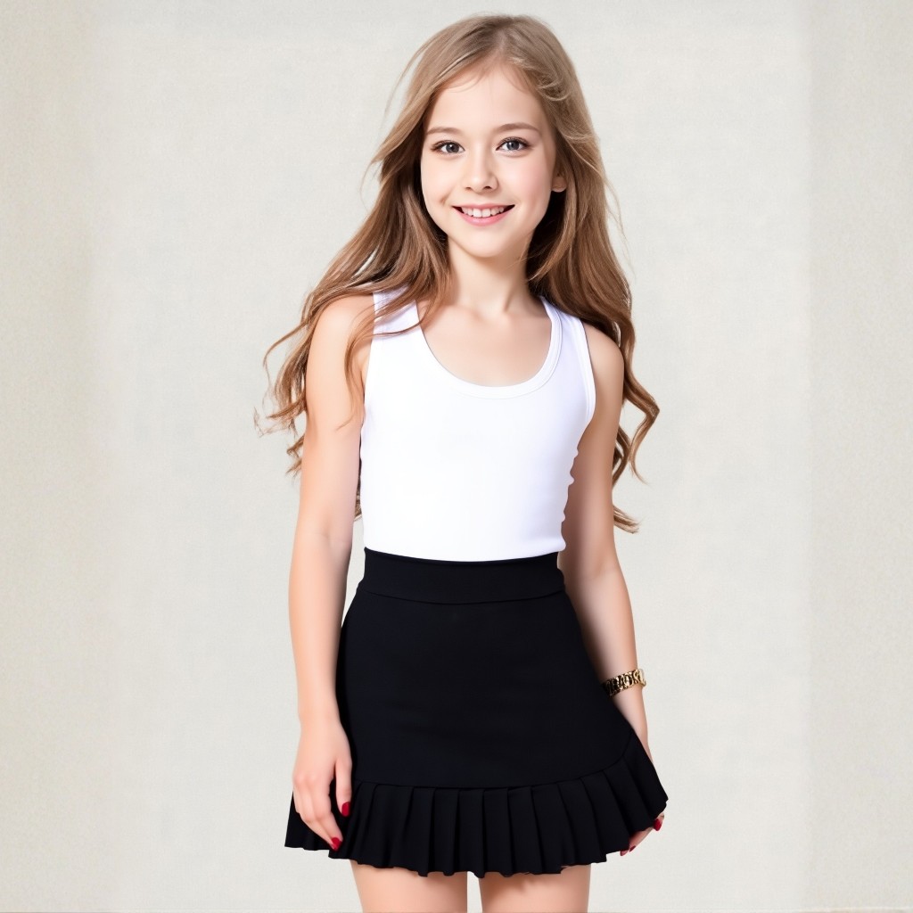 Short Saia Infantil Feminino Ideal para Brincar e Ir à Escola | Tamanhos 2 ao 5
