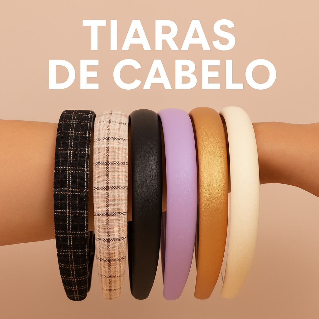 Tiara de Cabelo Estilo Coreano – Larga, Confortável e Fashion em Oferta na Shopee