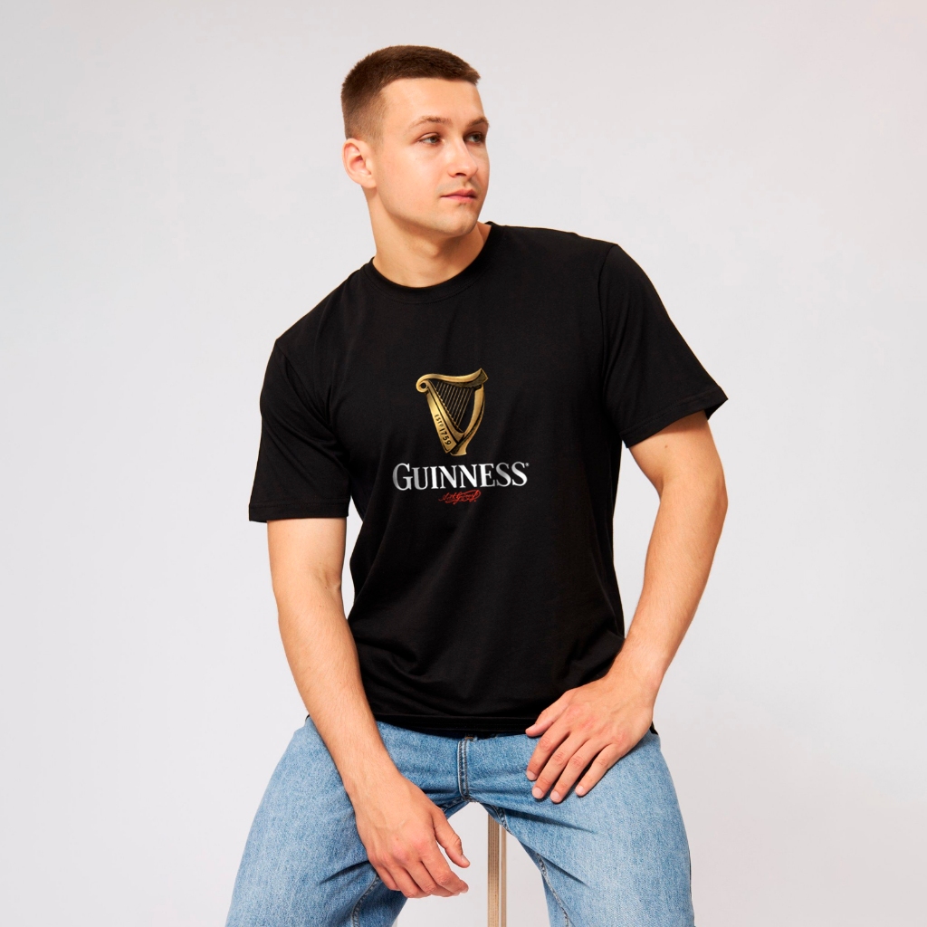 Camiseta Guinness 1759 Cerveja Irlandesa 100% Algodão