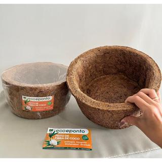 VASO FIBRA DE COCO GRANDE 30X16 CM em Oferta na Shopee
