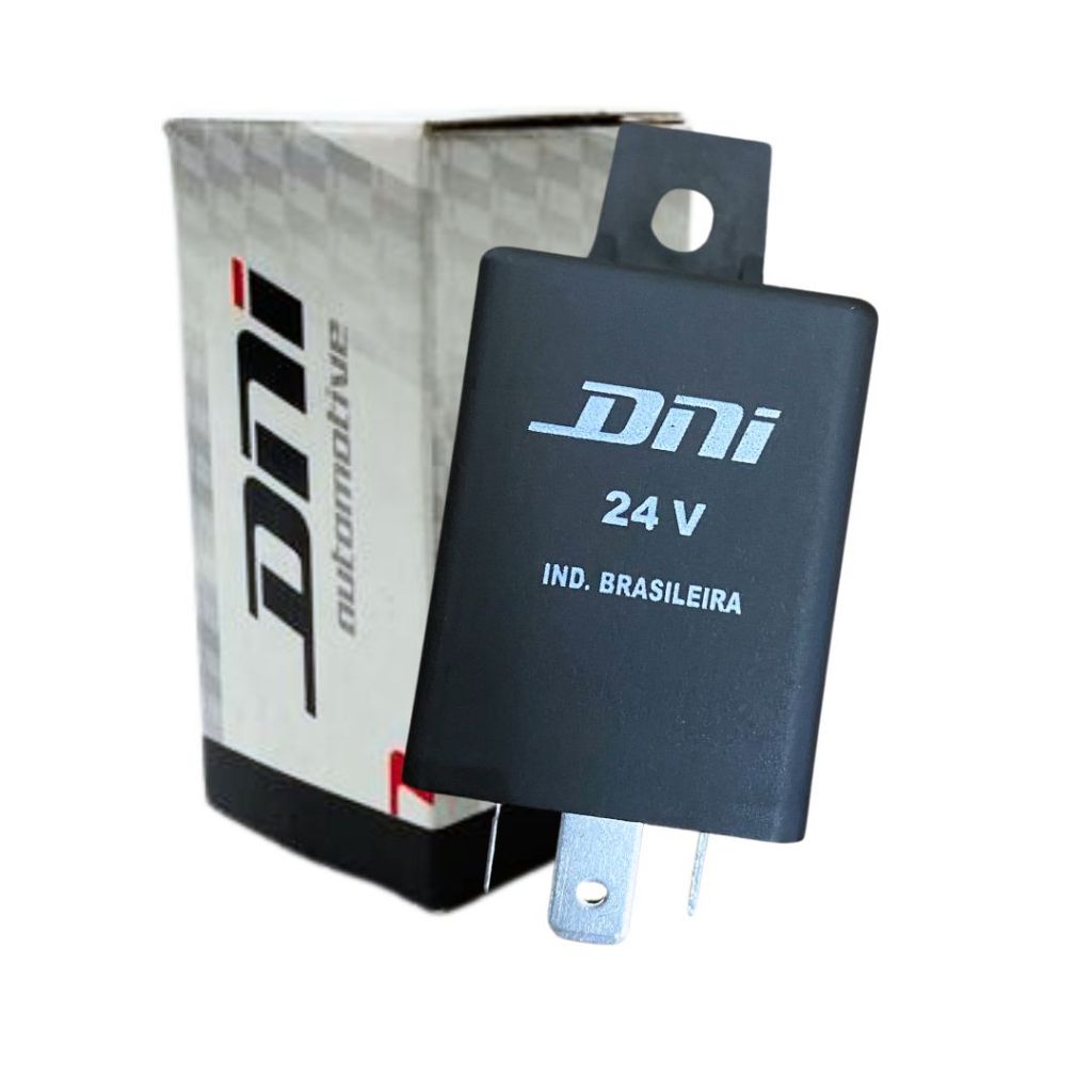 Rele Comando Seta Pisca Para Caminhão Ônibus 24V 500w 4 Terminais Fixação Com Suporte DNI0424S4 em Oferta na Shopee