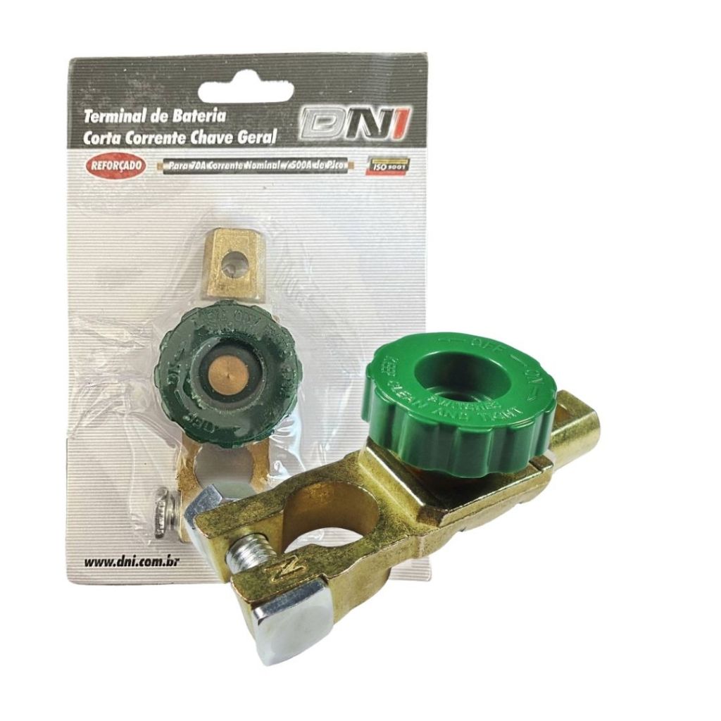 Chave Geral Corta Corrente Terminal Bateria Corta Corrente Automotiva Bivolt 12v/24v DNI 7574 em Oferta na Shopee