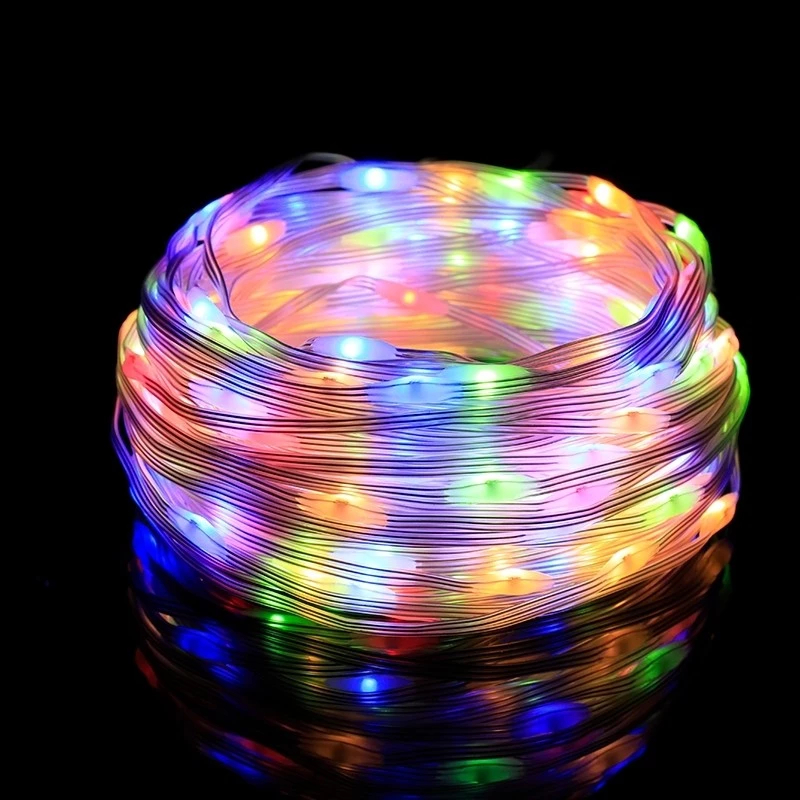 Led Pisca Pisca 50 Metros 400 Lâmpadas Fita Led RGB Natal Bivolte Envio Imediato