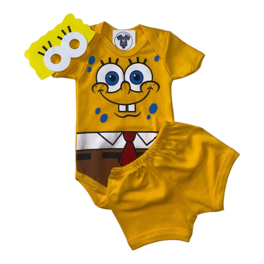 Body Bebê Menino -  Bob  + Touca - Temático em Oferta na Shopee