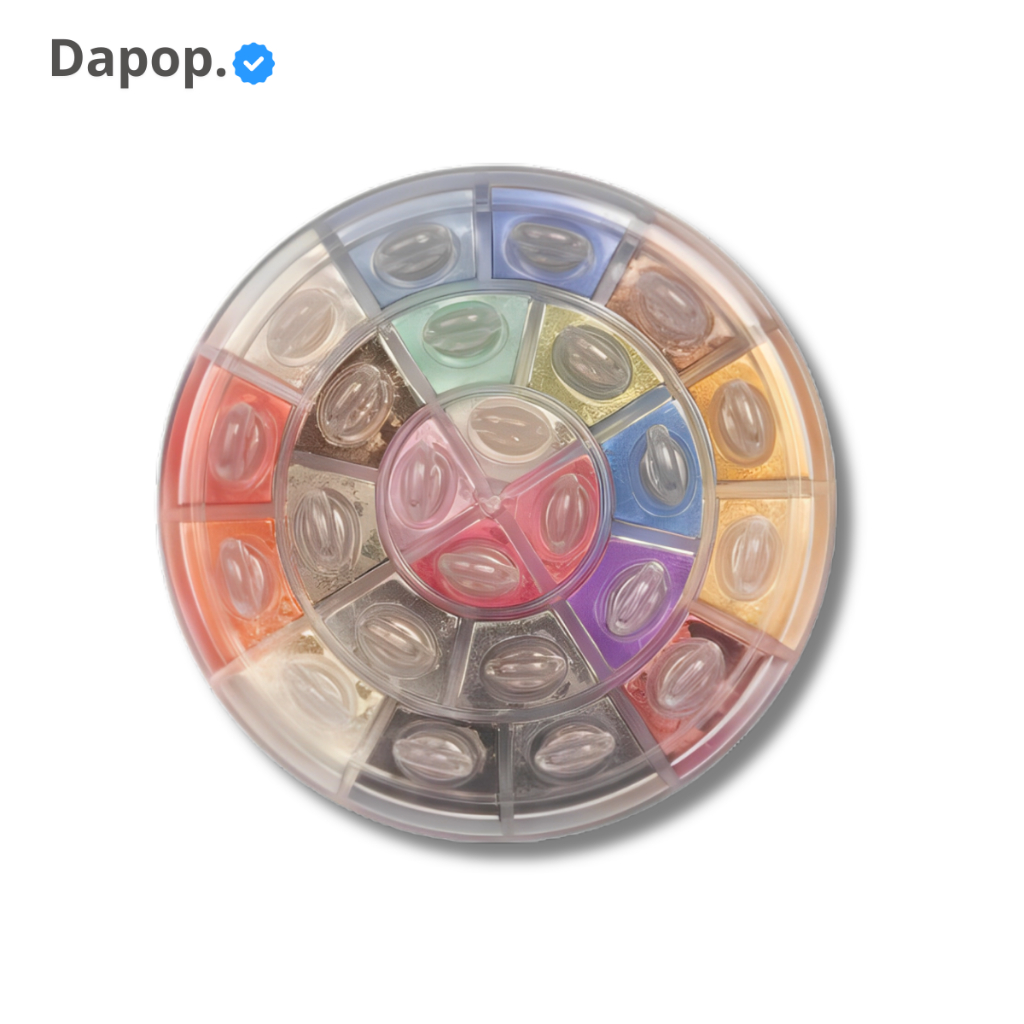 Pigmento Asa de Borboleta Dapop Sombra Solta Glitter Brilho Intenso Alta Pigmentação