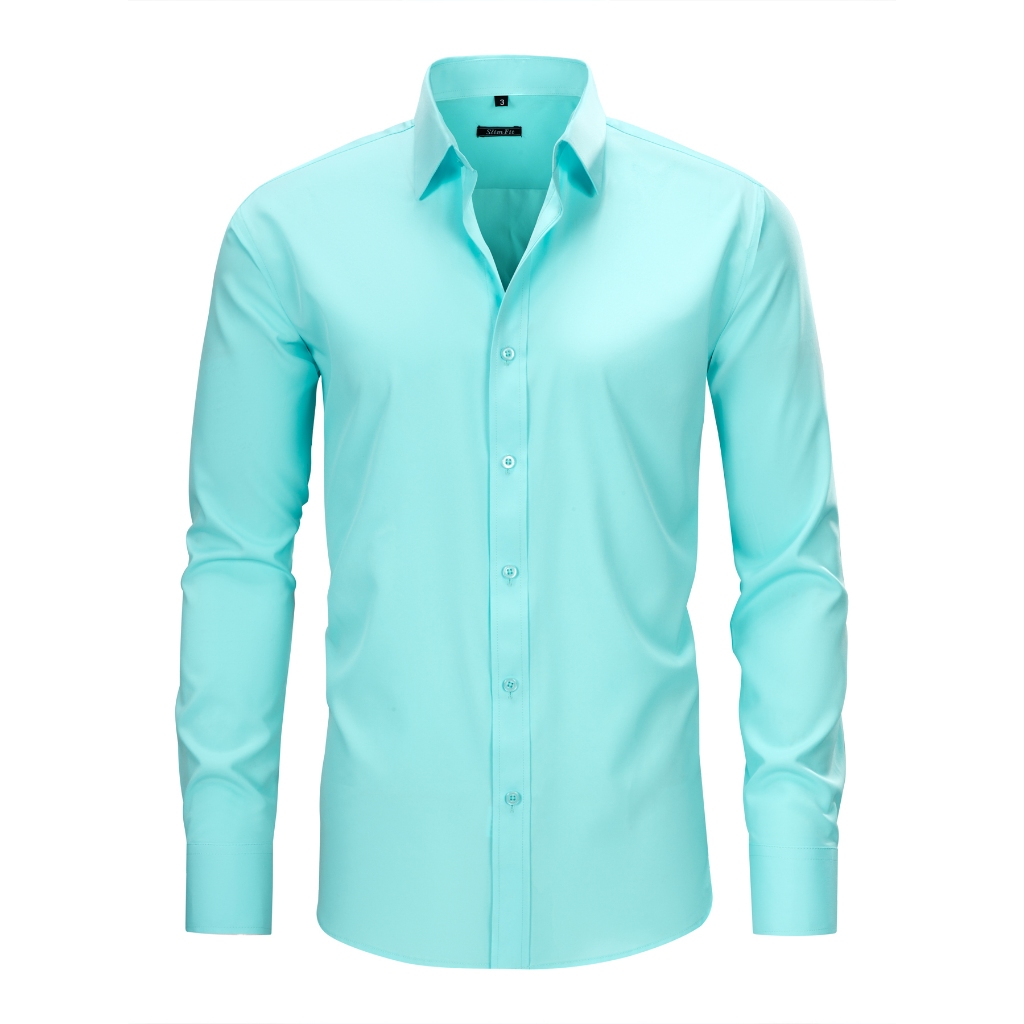 Camisa Social Masculina Microelástica para Trabalho e Dia a Dia