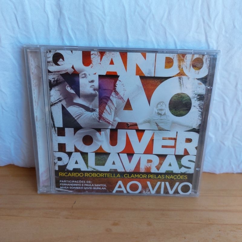 CD Quando Não Houver Palavras - Ricardo Robortella (LACRADO)