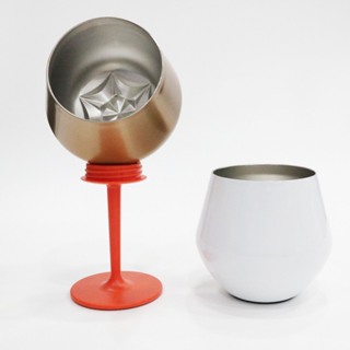 Taça Térmica 2 em 1 de Inox com Tampa Removível – Ideal para Bebidas e Drinks Gelados em Oferta na Shopee