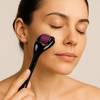 DERMAROLLER - Rolo com Microagulhas Anti Rugas 1mm