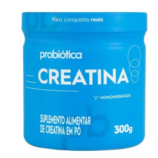 Creatina 300g Probiotica Monohidratada 100% Pura Pote em Oferta na Shopee