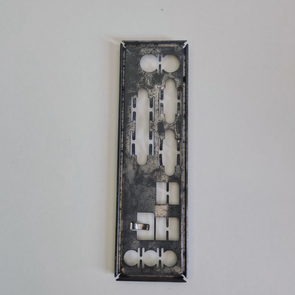 Espelho Traseiro I/O Shield Placa Mãe Antiga Padrão PS2 VGA 4 USB