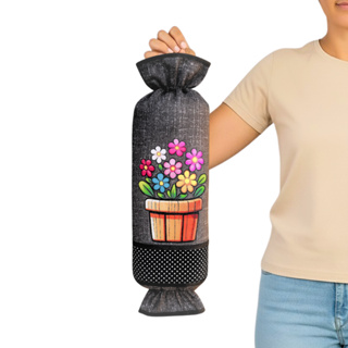 Puxa Saco GRANDE Decorativo Tipo Bala Bordado Estampas Variadas em Oferta na Shopee