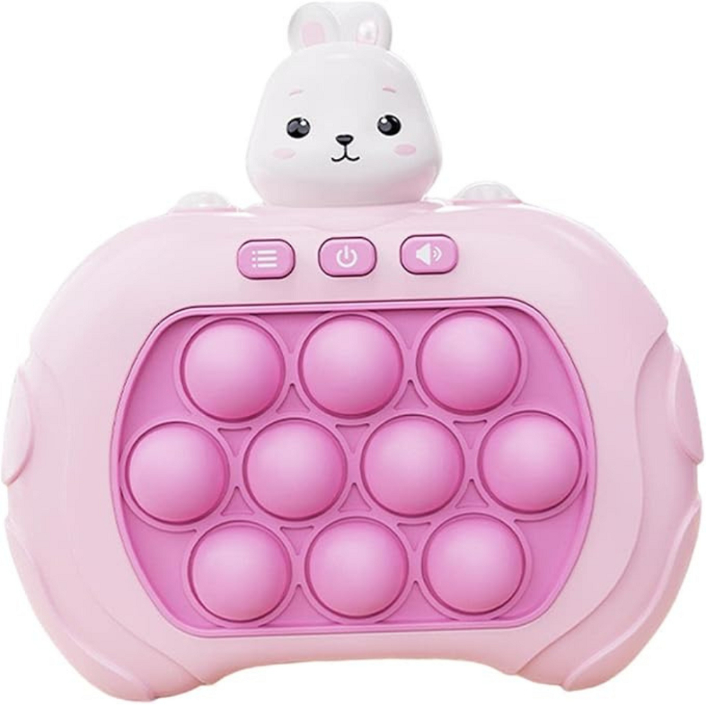 Mini Console Pop It Eletrônico Antiestresse Brinquedo Gamer Portátil Infantil Vários Personagens