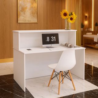 QUEIMA DE ESTOQUE - Balcão de Recepção Ideal para Lojas, Clínicas e Escritórios em Oferta na Shopee