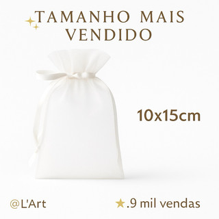 Kit 100 saquinhos de organza PREMIUM 10x15 envio imediato tule fita cetim lembranças  joia decoração