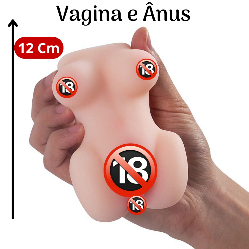 Masturbador Vagina Realista Macio Perereca de Borracha Bunda Sexshop