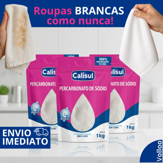 Percarbonato Sódio 3kg Tira Mancha Roupa CaliSul 100% Puro em Oferta na Shopee