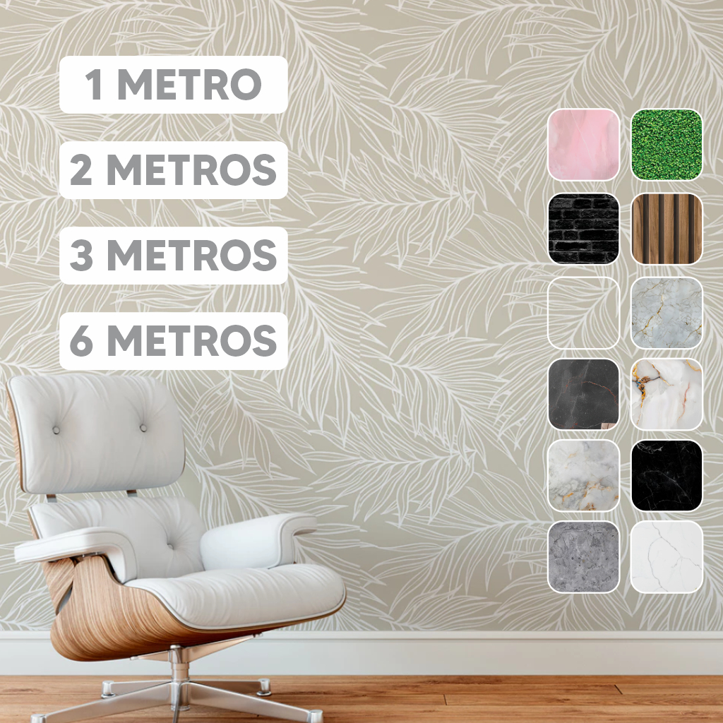 Papel de Parede Floral  Autocolante  Varios Modelos   3 Metros