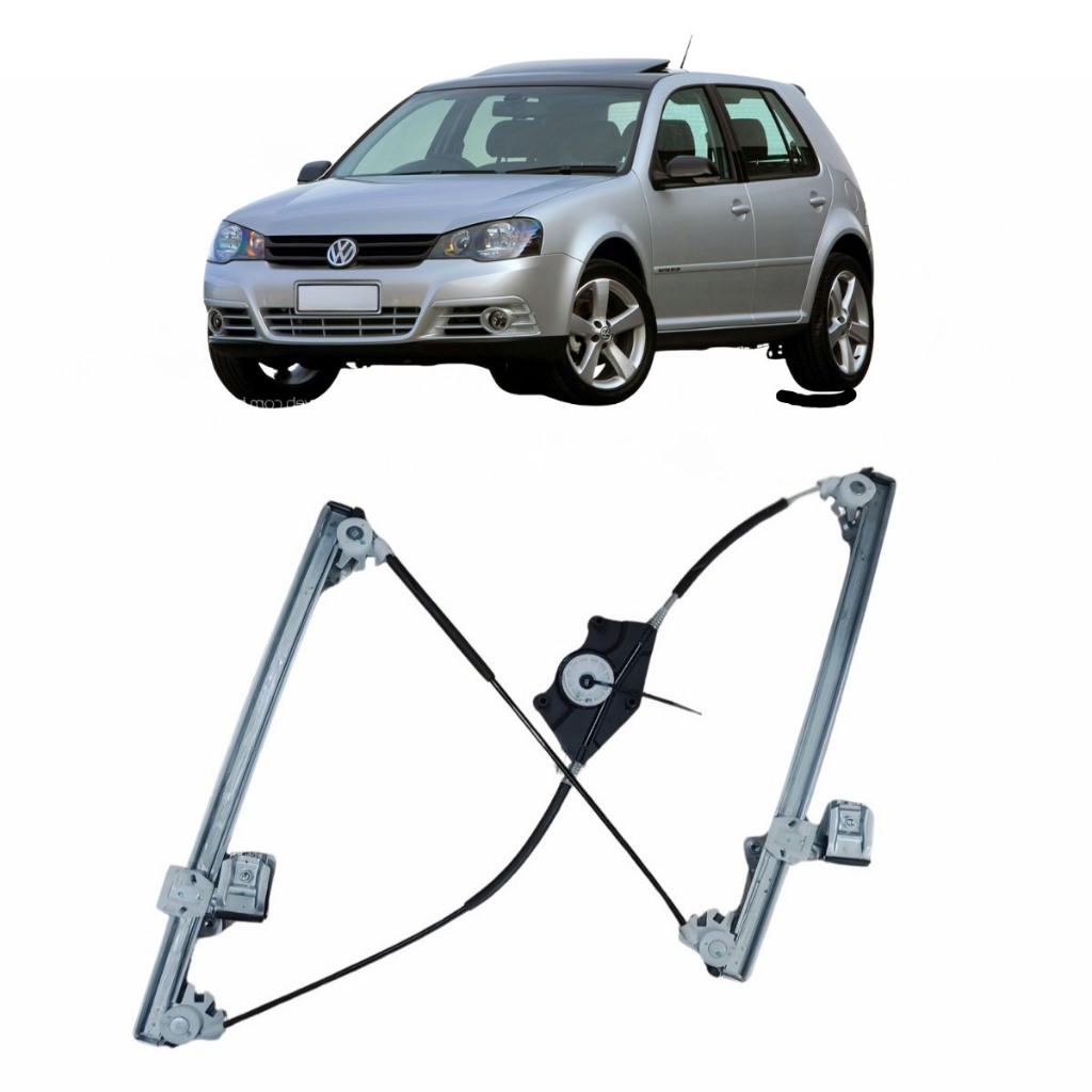 Máquina Vidro Golf Sportline Elétrica Esquerdo 2007 Até 2013