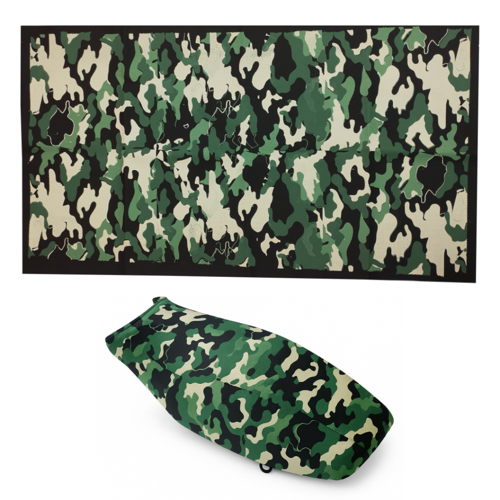 Capa Do Banco Emborrachada Camuflada Exército Max 125 / Stx 200 / Yes 125 / Explorer 150 / Fire 150