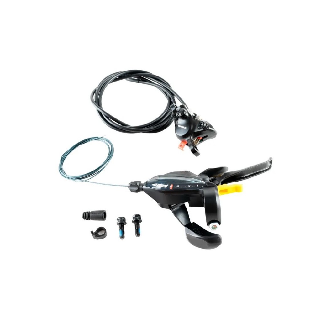 Alavanca De Câmbio Shimano Altus Ef505 Com Freio Mt200 8v Direito Preto