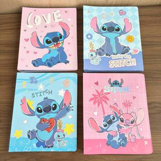 Fichário Stitch ou capivara tamanho colegial 27x22cm 72 folhas decorada - volta às aulas escolar em Oferta na Shopee