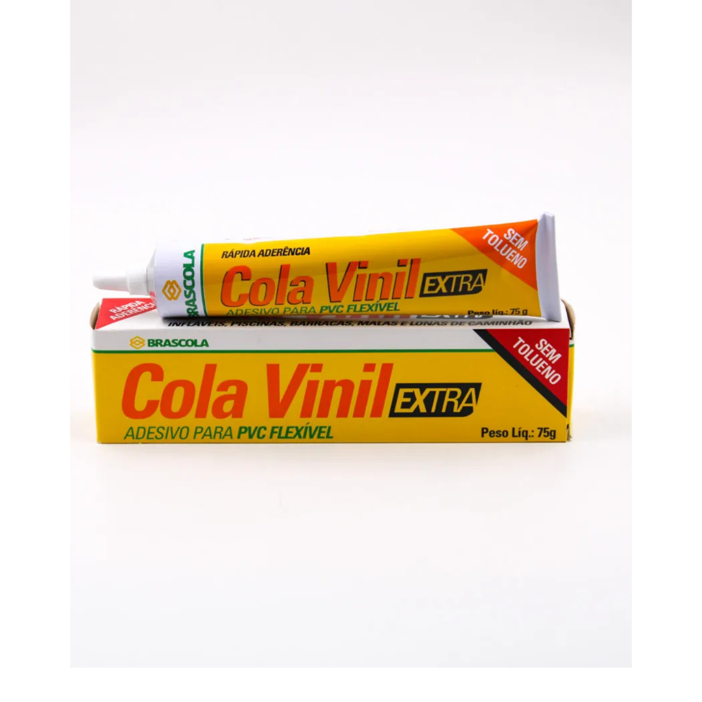 Cola Vinil (EXTRA) adesivo para PVC FLEXÍVEL 75g - Brascola