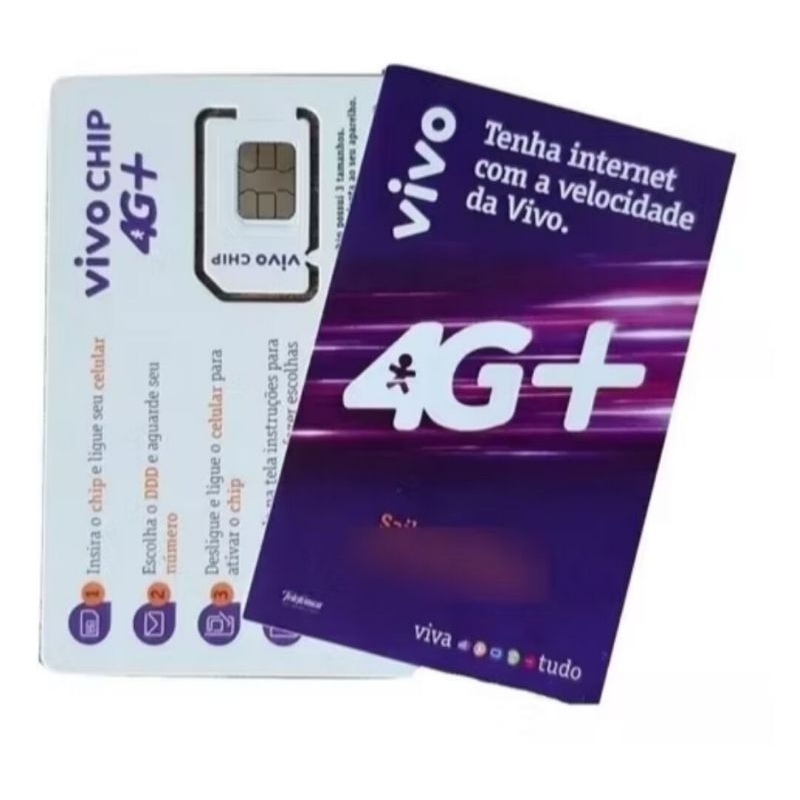 CHIP VIVO INTERNET 100GB/300GB, IDEAL PARA CELULARES,ROTEADORES, ALTA FUNCIONALIDADE COM APARELHOS AMPLIMAX E SIMILARES.