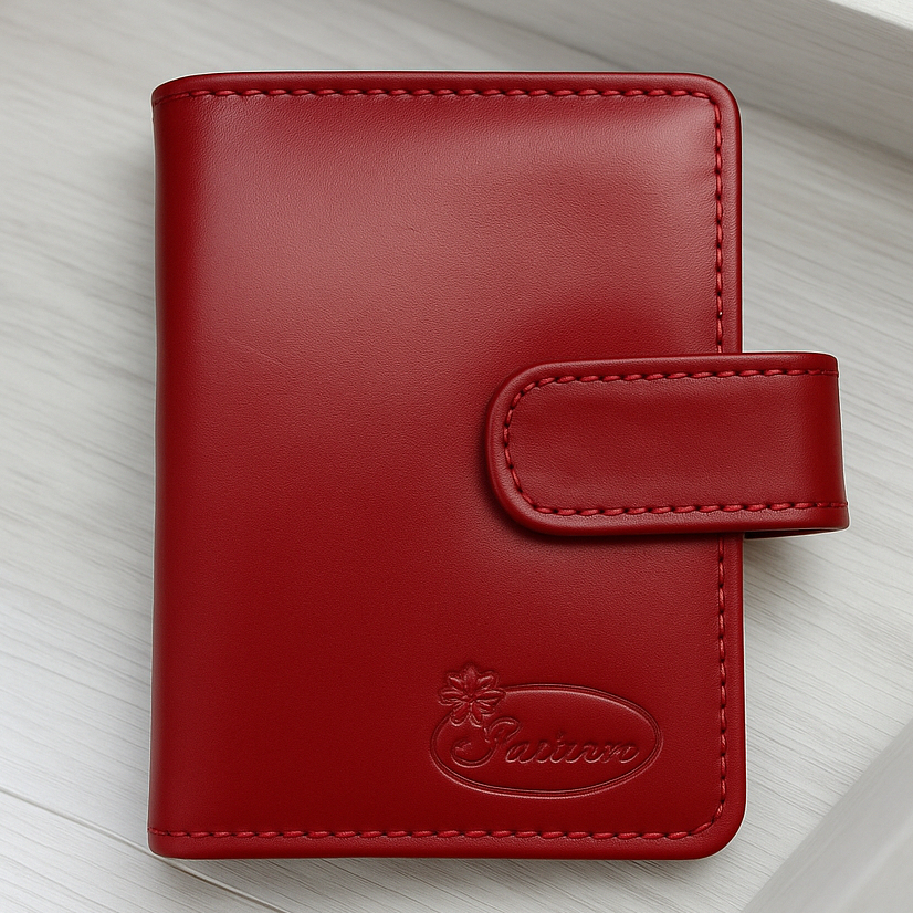 Carteira Feminina Couro Pequena Cabe no Bolso para Dinheiro, Cartões e CNH em Oferta na Shopee