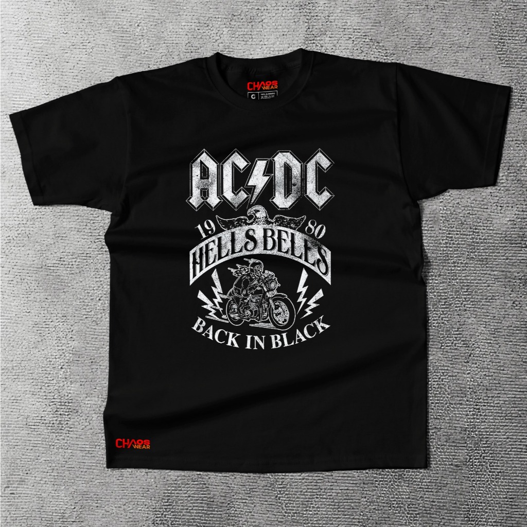 Camisa Masculina Algodão Personalizada Banda de Rock Acdc Nirvana Kiss Metalica Red Hot em Oferta na Shopee