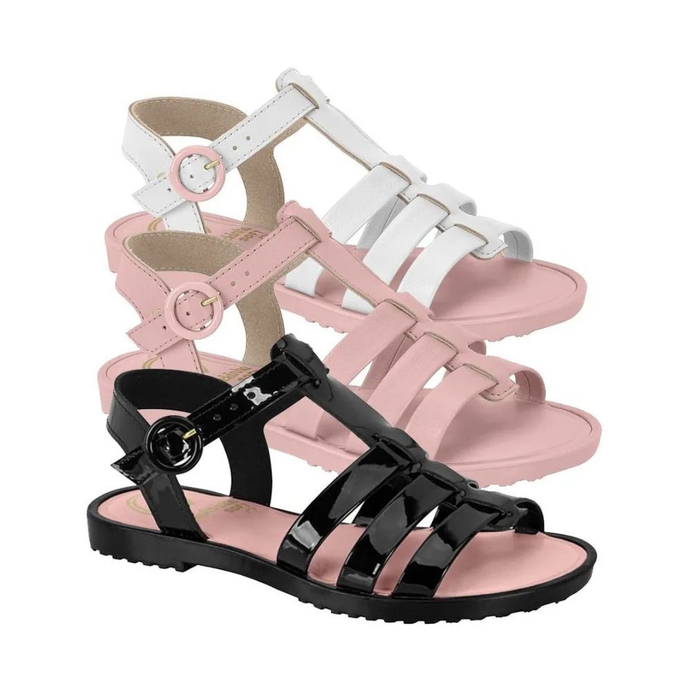 Sandalia Saltinho Infantil Molekinha Sapatinho Festa Menina